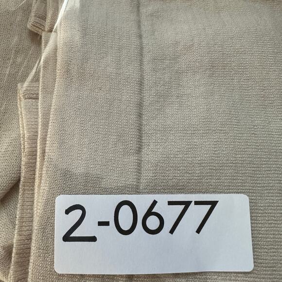 Theory Miya Noble Open Drape Cardigan Large Beige Wool Quiet Luxury Minimalist - Picture 11 of 11